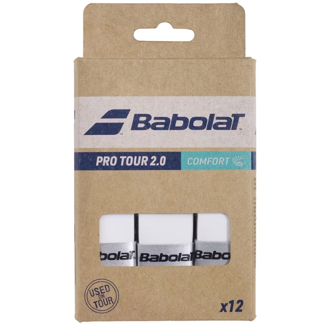 Overgrip Babolat Pro Tour x12 Blanco