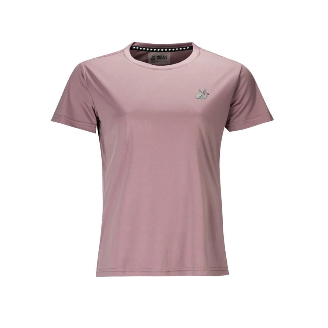Polera Tilki Mujer Khombi Temel Malva/White