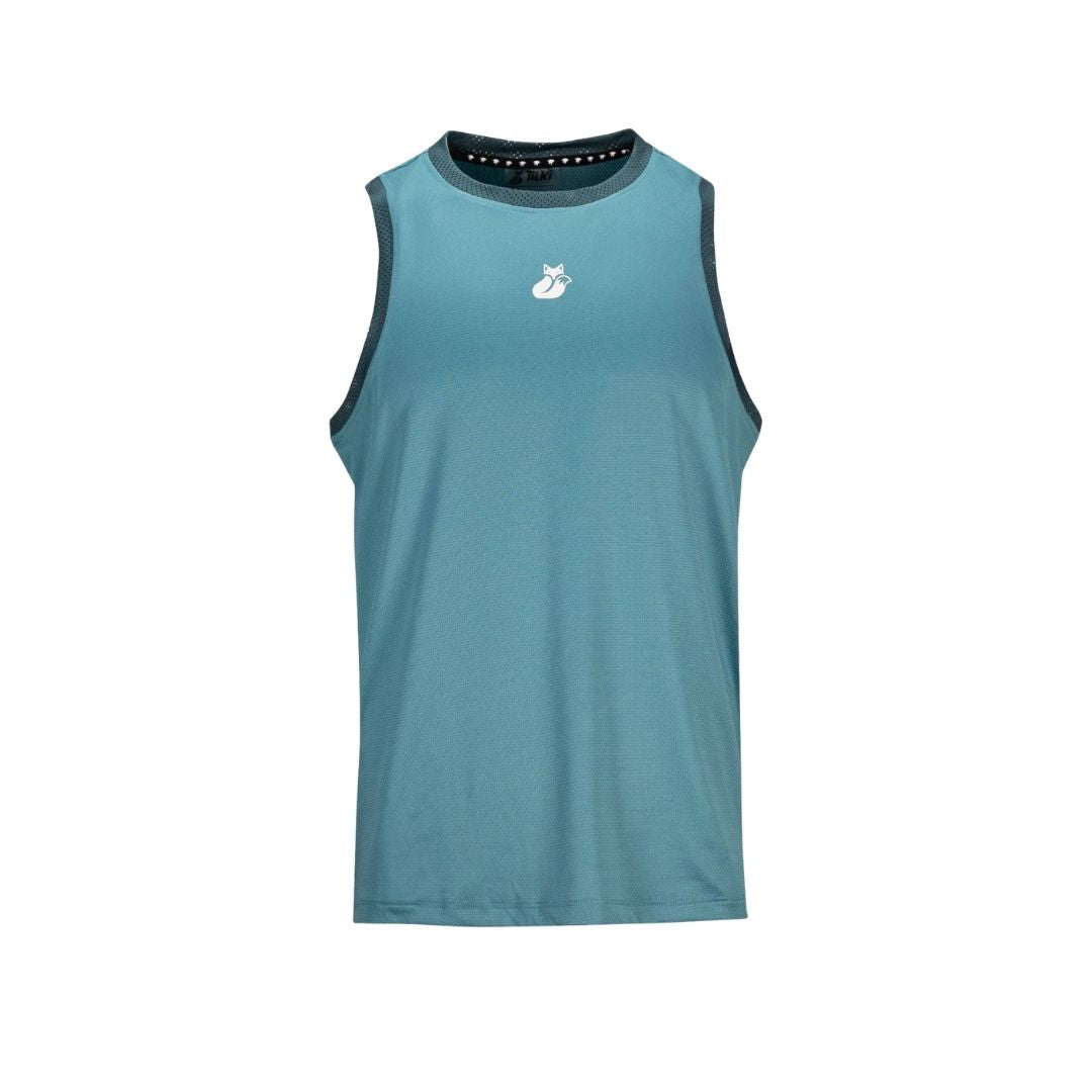 Polera Tilki Sin Mangas Tank Mesh Teal/DarkTeal