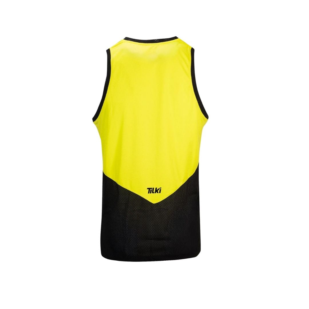 Polera Tilki Sin Mangas Tank Mesh Yellow/Black