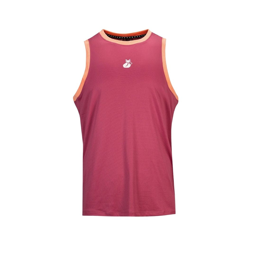 Polera Tilki Sin Mangas Tank Mesh Purple/Coral