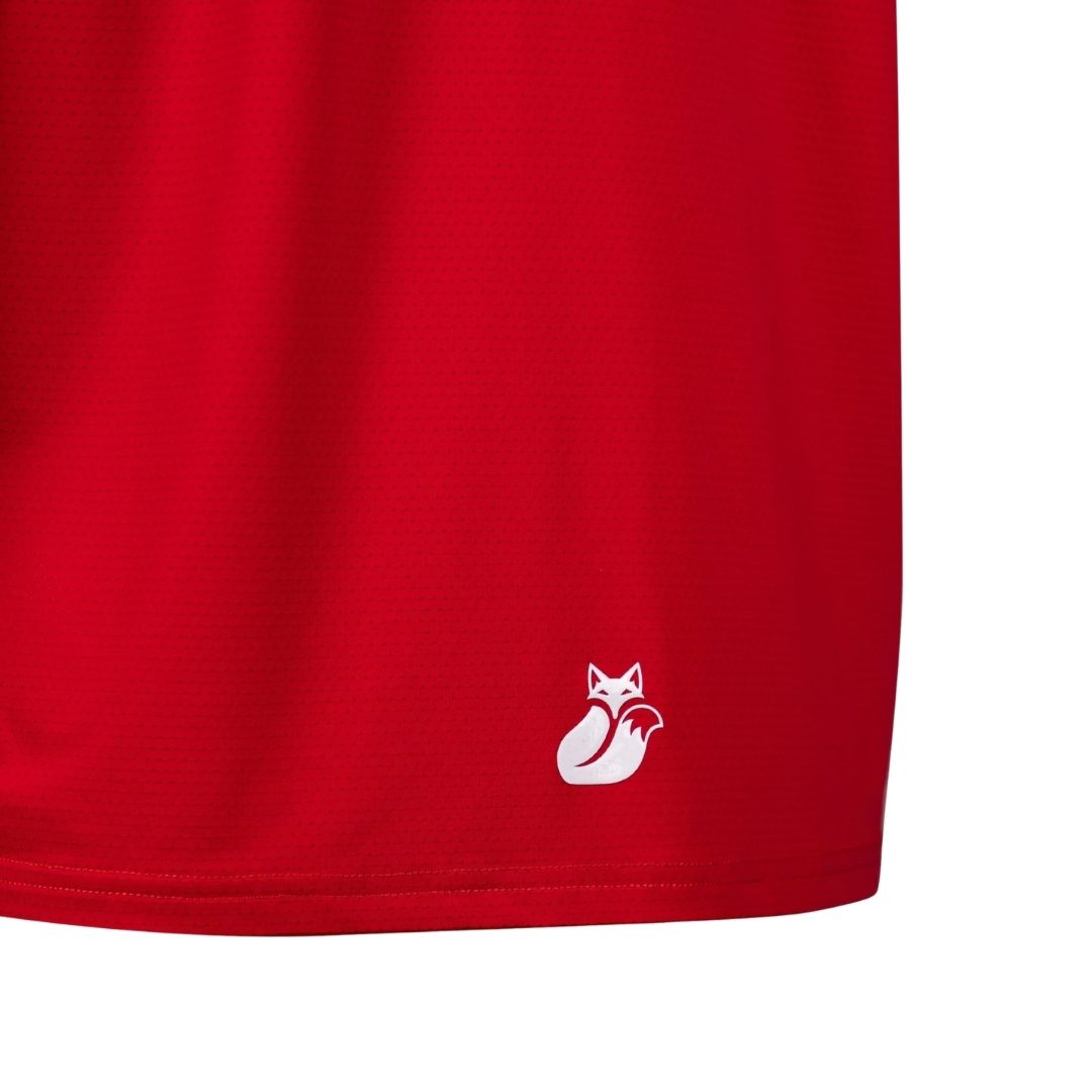 Polera Tilki Mix/Mesh Pro Lehinde Red/White