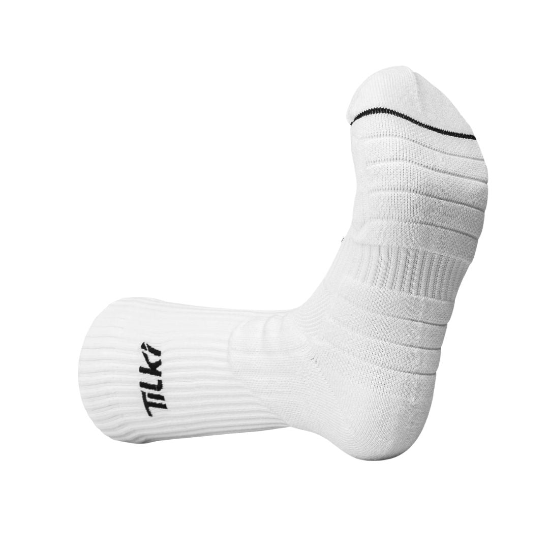 Calcetines Tilki Crew D2 Blanco/Negro