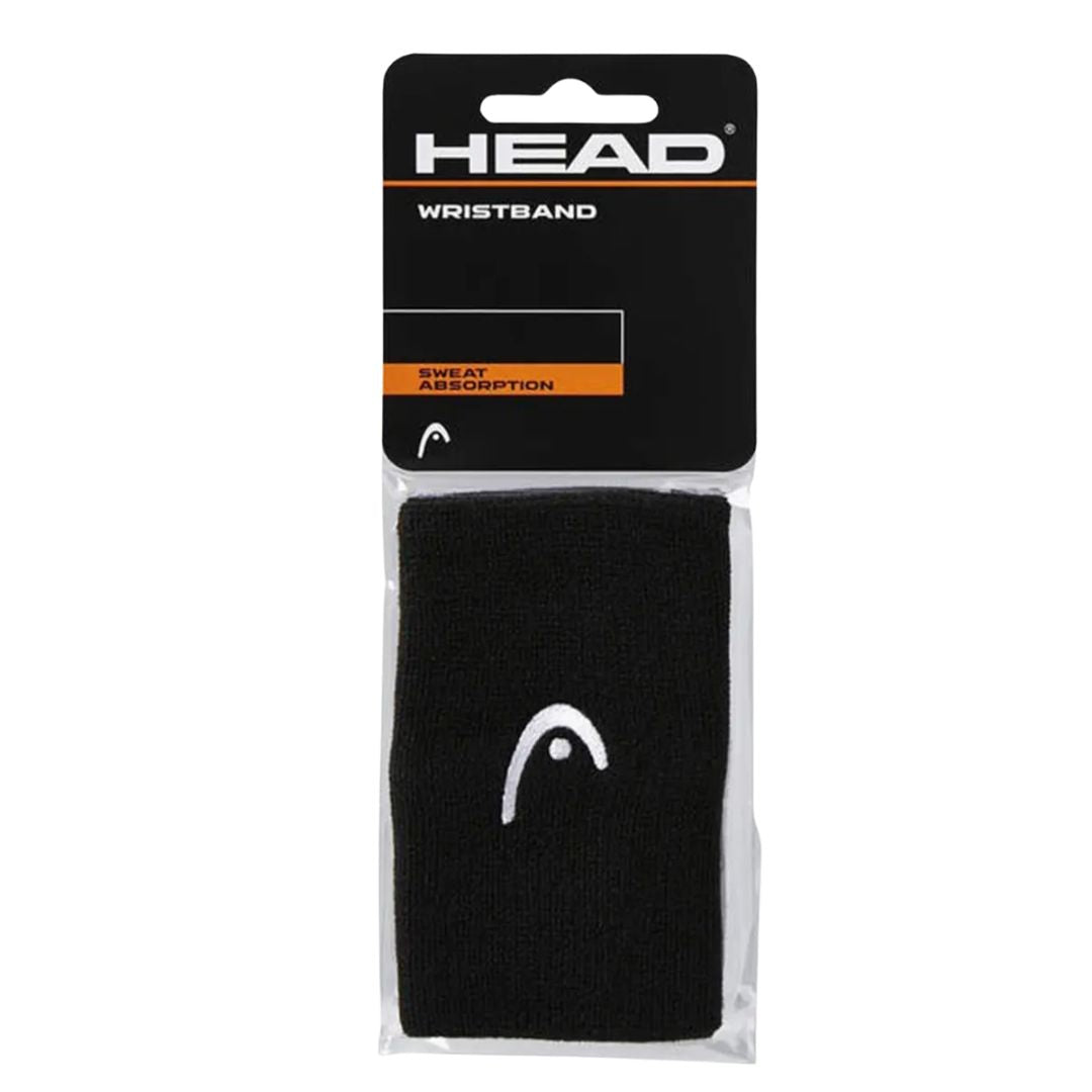 Muñequeras Head Largas Negro