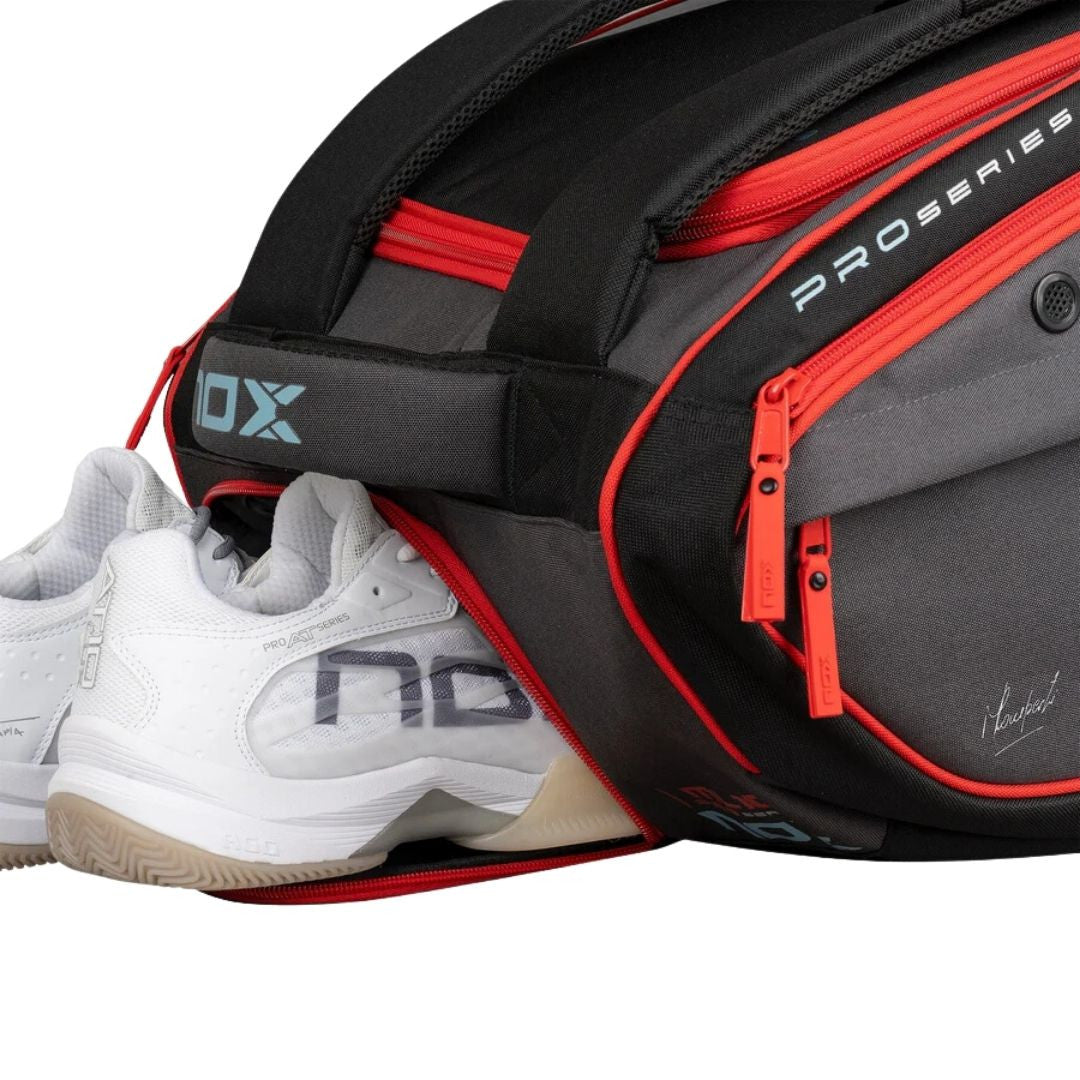 Bolso Paletero Nox AT10 XL Compact Competition Negro/Rojo 2025
