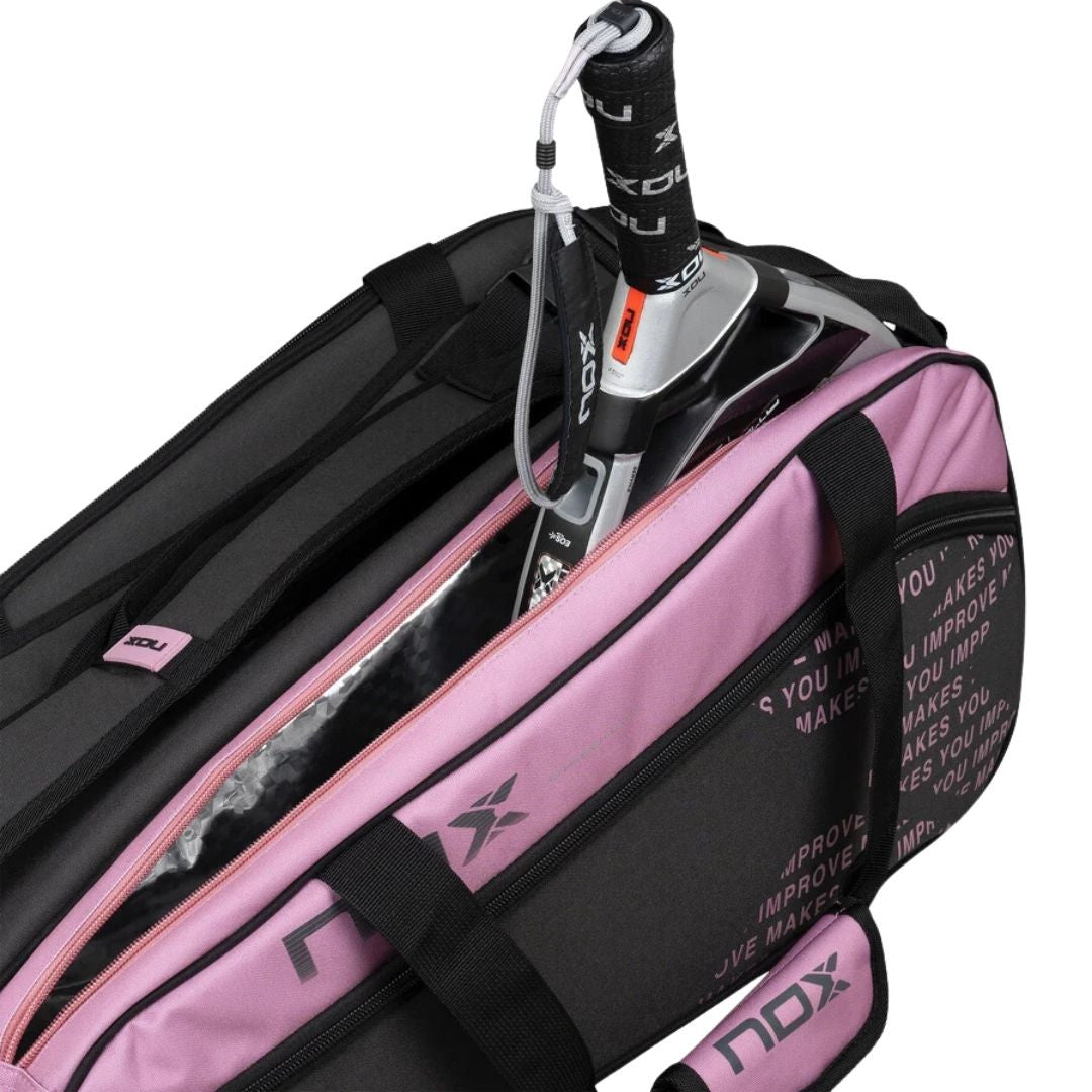 Bolso Paletero Nox Street Series Gris/Rosa 2025