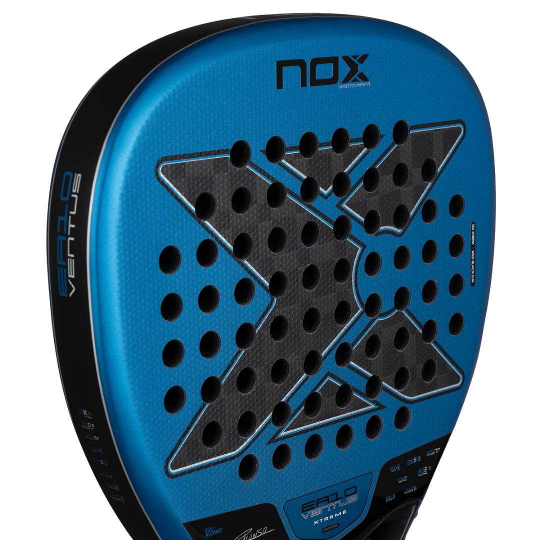 Pala de Padel Nox EA10 Ventus Attack 12K Xtrem 2026 By Edu Alonso
