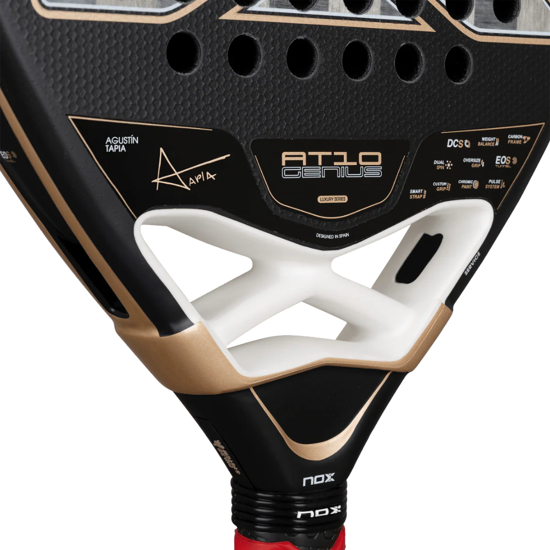 Pala de Pádel Nox AT10 Luxury Genius 18K Alum 2026 By Agustín Tapia