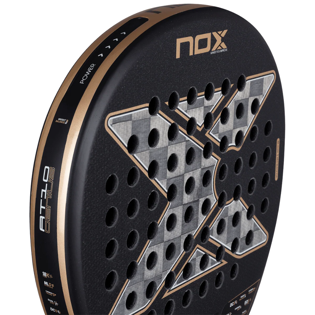 Pala de Pádel Nox AT10 Luxury Genius 18K Alum 2026 By Agustín Tapia