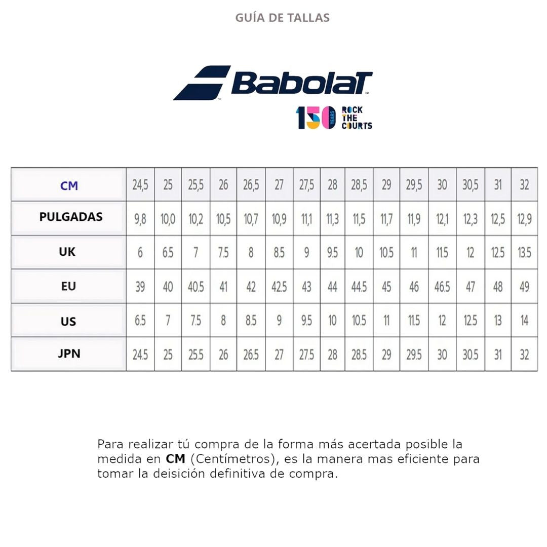Zapatilla Babolat Hombre Jet Mach 3 Angel Blue