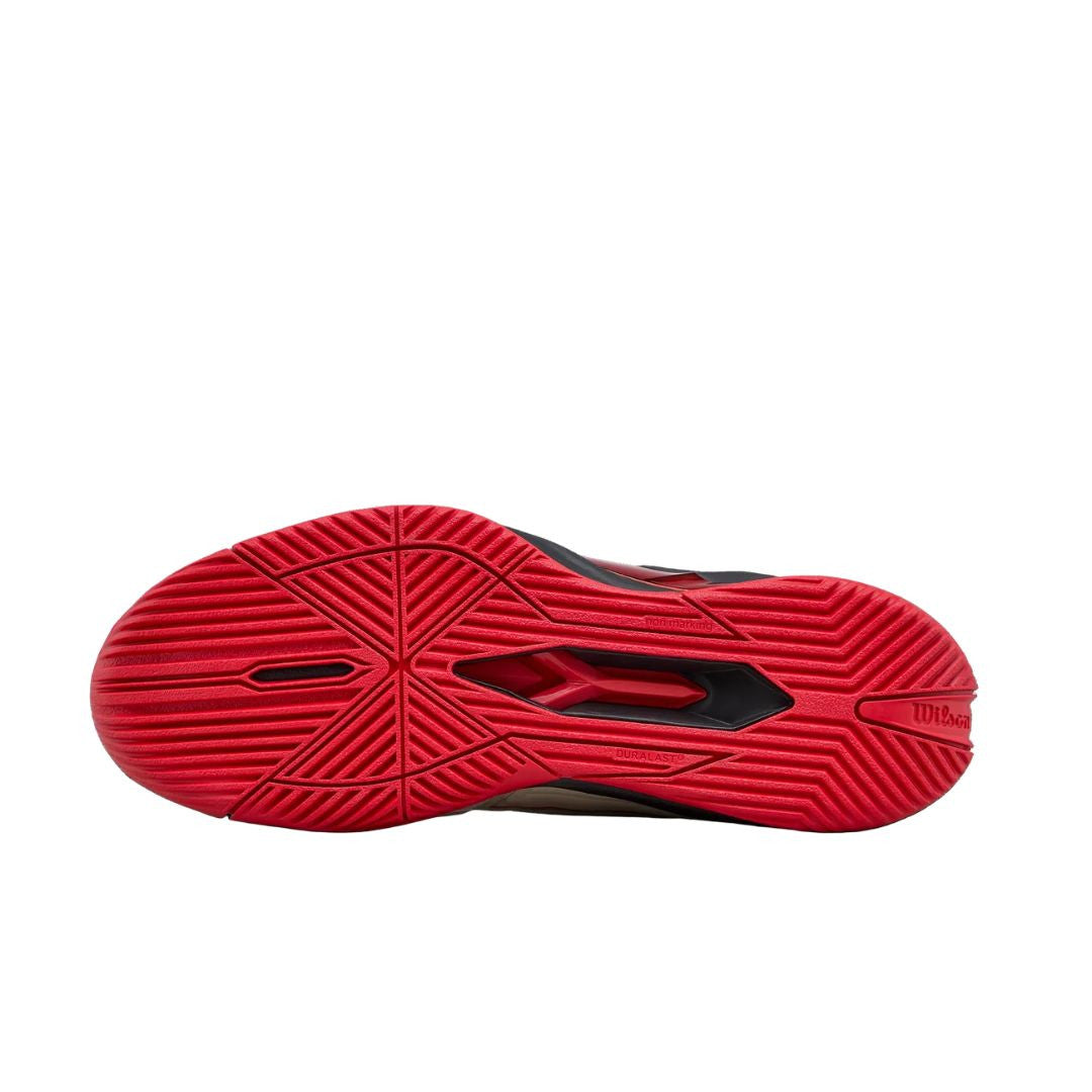 Zapatillas Wilson Rush Pro 4.5 Blanco/Rojo