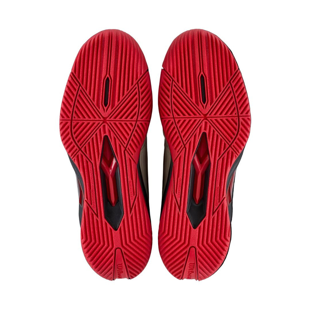 Zapatillas Wilson Rush Pro 4.5 Blanco/Rojo