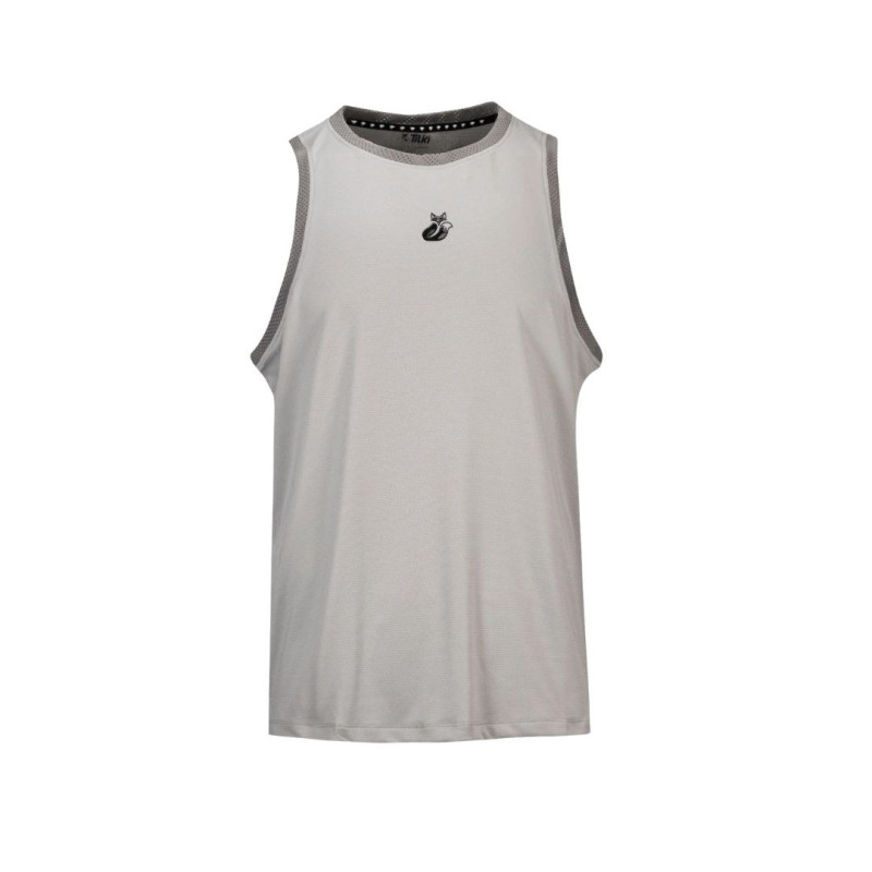 Polera Tilki Sin Mangas Tank Mesh Grey/Grey