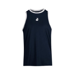 Polera Tilki Sin Mangas Tank Mesh Navy/White