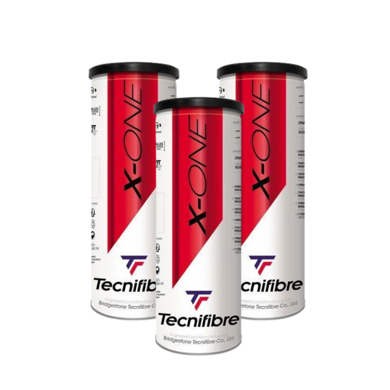 Pack 3 Unidades Pelotas Tecnifibre X-One Pack 3 Unidades Pelotas Tecnifibre X-One