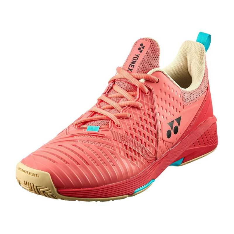 Zapatillas Yonex Sonicage 3 Mujer Rojo Coral