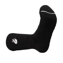 Calcetines Tilki Largos Negros/Blanco