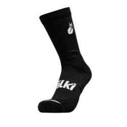 Calcetines Tilki Largos Negros/Blanco