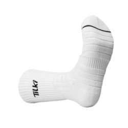 Calcetines Tilki Largos Blanco/Negro