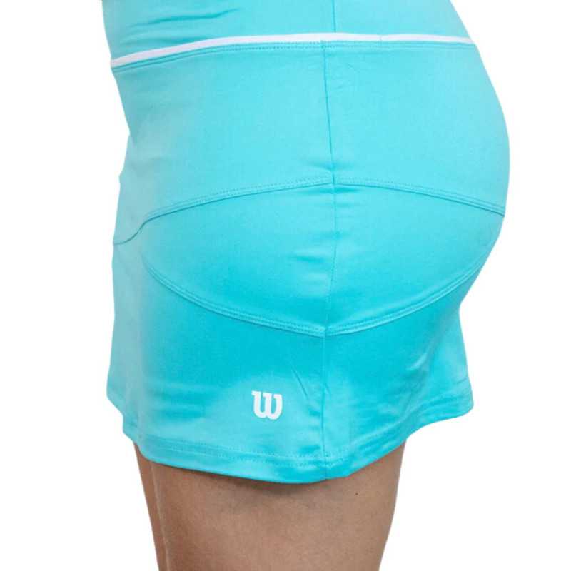 Falda Negra Pollera Con Calza Wilson De Tenis Mujer Negra Solo