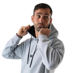 Poleron Tilki Hoodie Lehinde Gris