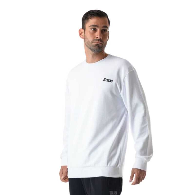 Poleron Tilki Crew Neck Blanco