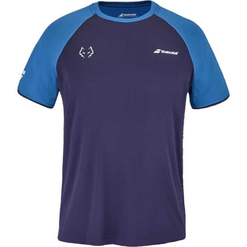 Polera Babolat Crew Neck Lebron Azul