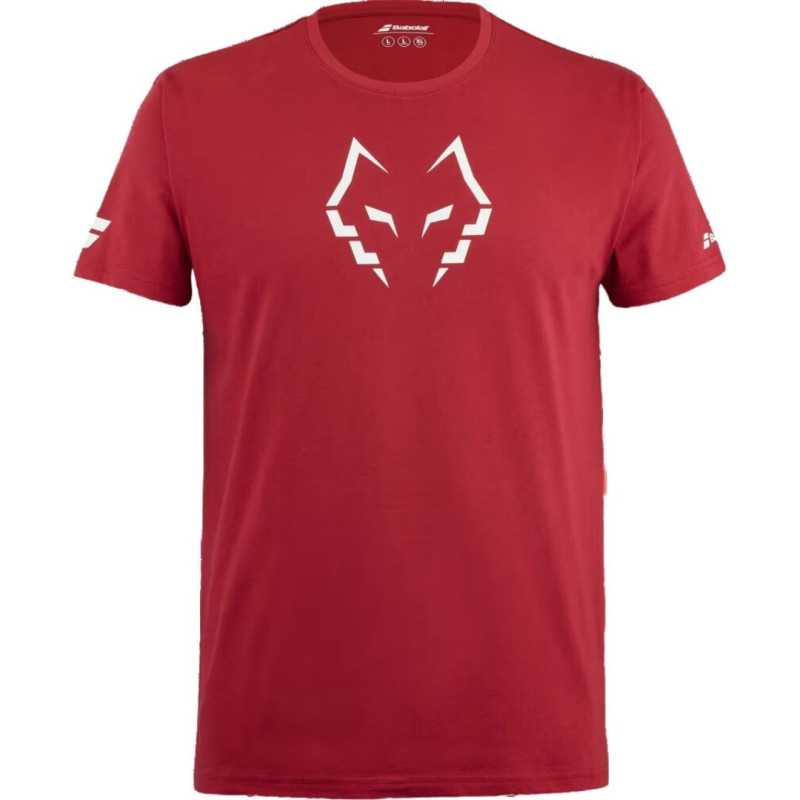 Polera Babolat Algodón Lebron Burdeo