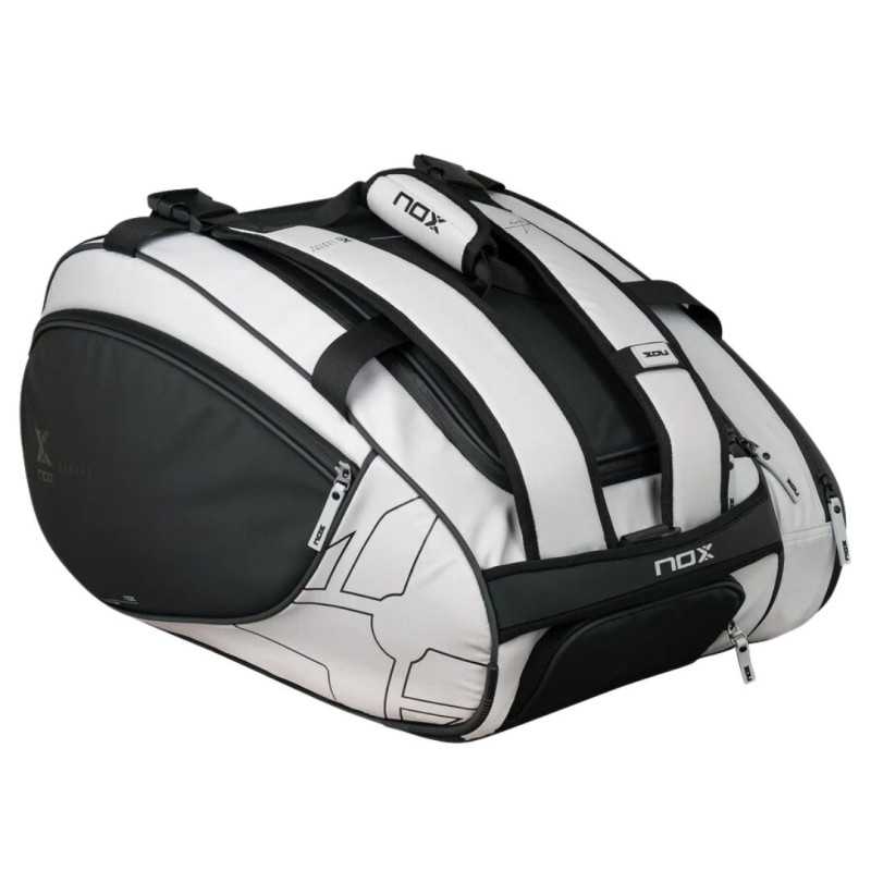 Borsone Tennis Mochila Paletero Unisex Adulto NOX Mochila Luxury Open Series | Zaino Paletero Unisex | Nero/Marrone L Per Paddle E Vita Quotidiana Zaino Sportivo Luxury Zaino Sportivo Elegante