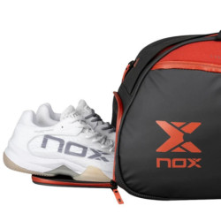 Bolso Paletero Nox Luxury Open Series Negro/Rojo 2025