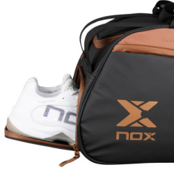 Bolso Paletero Nox Luxury Open Series Negro/Cafe 2025
