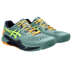 Zapatillas Asics Gel Resolution 9 Padel Celadon Safety Yellow