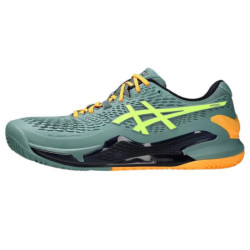 Zapatillas Asics Gel Resolution 9 Padel Celadon Safety Yellow