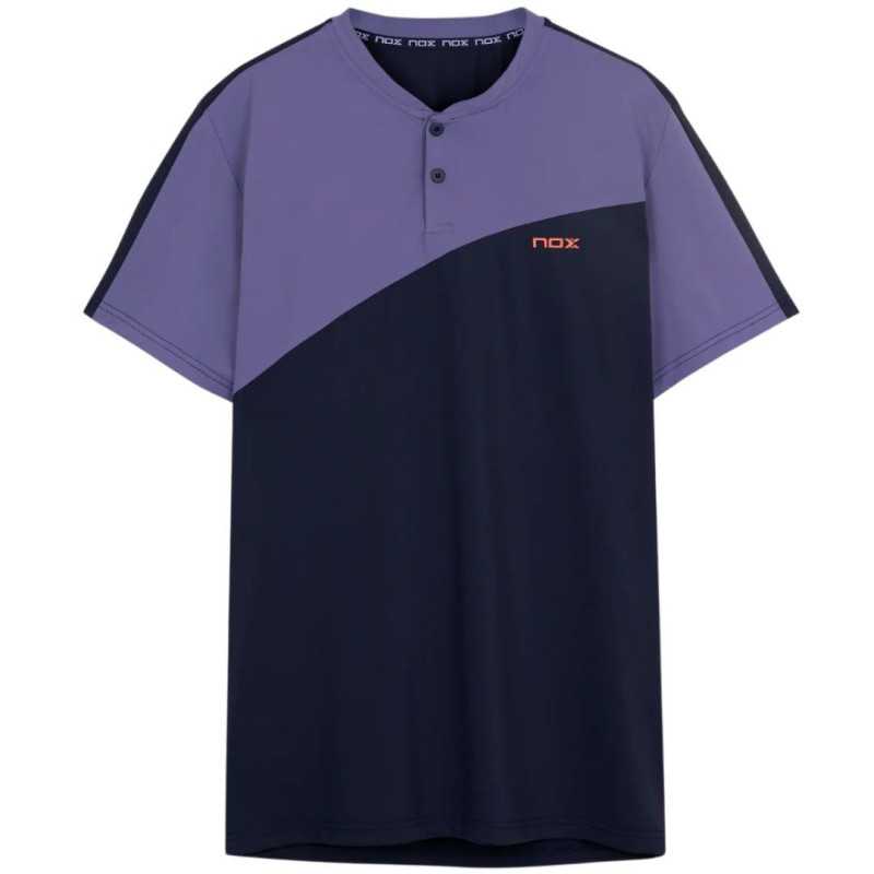 Polera Nox Pro Fit Naval Blue Bicolor
