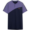 Polera Nox Pro Fit Naval Blue Bicolor