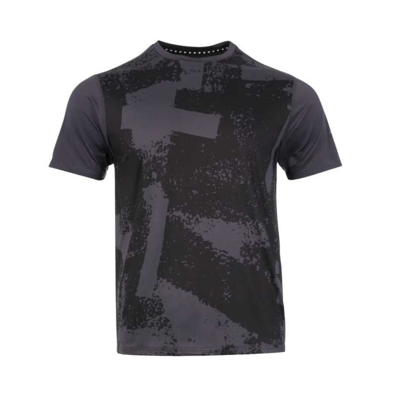 Polera Tilki Full Print Poly Temel Gris/Negro