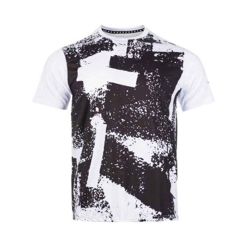 Polera Tilki Full Print Poly Temel Blanco/Negro