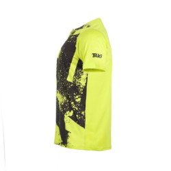 Polera Tilki Full Print Poly Temel Amarillo/Negro
