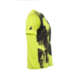 Polera Tilki Full Print Poly Temel Amarillo/Negro