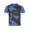 Polera Tilki Full Print Poly Temel Azul/Negro