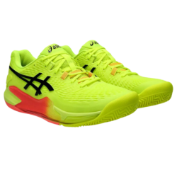 Zapatilla Asics Mujer Gel Resolution 9 Paris Safety Yellow Black