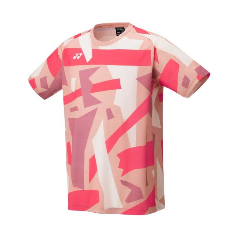 Polera Yonex D2 Salmon/Blanco