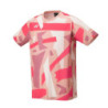 Polera Yonex D2 Salmon/Blanco