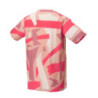 Polera Yonex D2 Salmon/Blanco