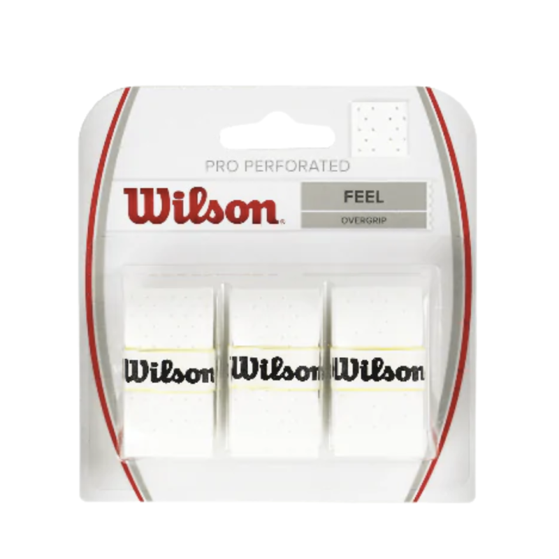 Overgrip Wilson Pro Perforated Blanco x3
