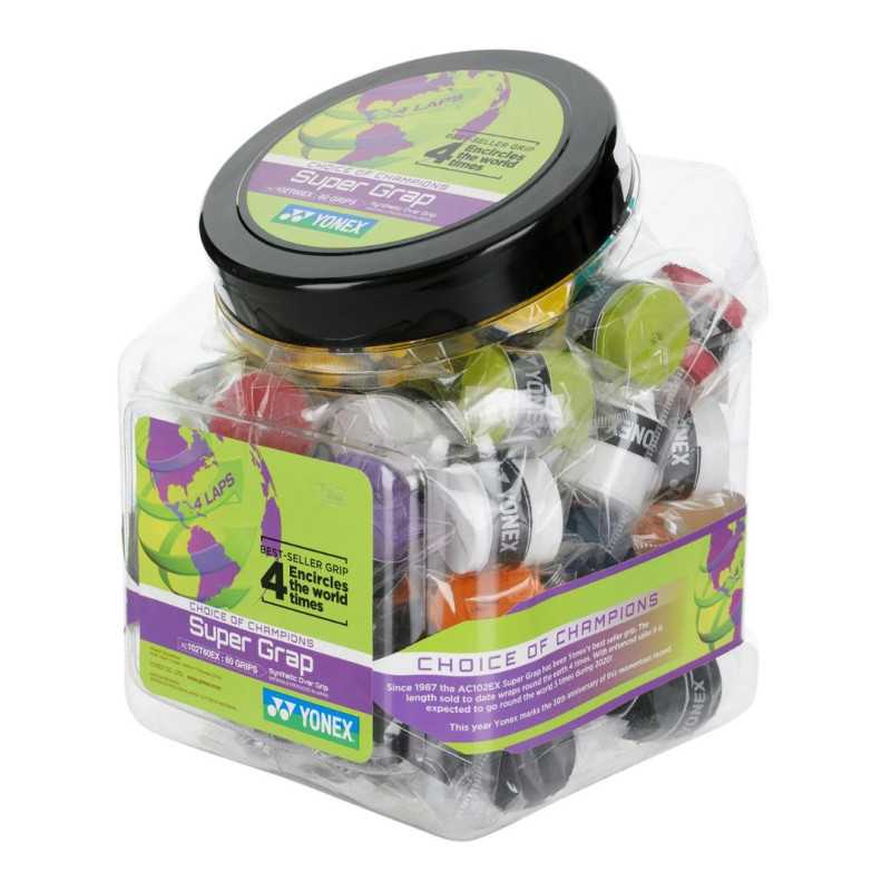 Jarra Overgrips Yonex Super Grap Multicolor x60
