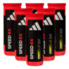 Pack 6 Unidades Pelotas de Padel Adidas Speed Rx Series x3