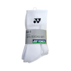 Calcetines Yonex Tripack Blancos