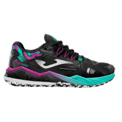 Zapatillas Joma Mujer Spin Lady Negro/Turquesa/Morado