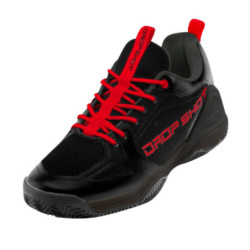Zapatillas DropShot Dorama Negro/Rojo 2023